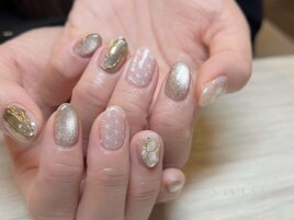 和柄　麻の葉模様　着物
