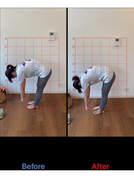 ヨモギ(YOMOGI)/before/after【ピラティス】