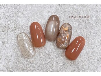 ネイルクローネ(nail crone)/ぷっくりニュアンスネイル