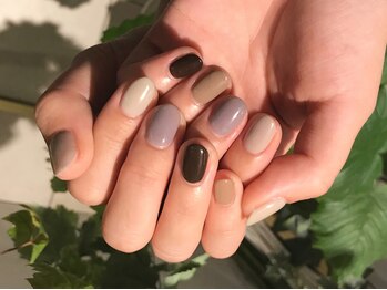 ネイルズ ララ(nails Lala)/お洒落ワンカラー。