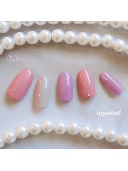 たゆ ネイル(たゆnail)/ストライプネイル