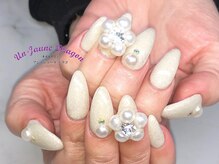 アン ジョーヌドラゴ/【自爪ネイル】パールフラワー
