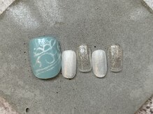 カラ ネイル 中津店(calla nail)/フット☆大人シンプル