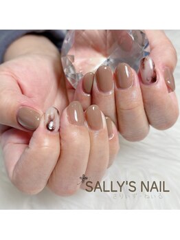 さりぃず ねぃる(SALLY’S NAIL)/ワンカラーに控えめニュアンス
