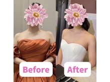 ボディキュア ブライダル美容整体 大阪梅田/日々の努力が形に/大阪/関西