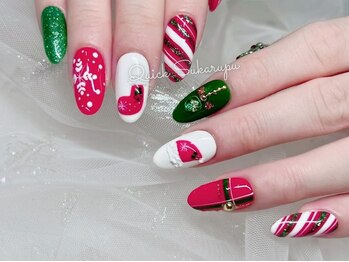 クリスマスネイル