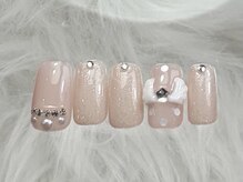 ネイルメゾン 渋谷店(NAIL MAISON)/韓国羽ドット￥7000