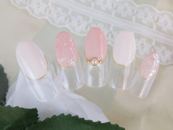 シューズネイルプロデュース/上品ホロフレンチ