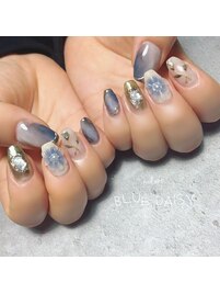 ぷっくりflower nail
