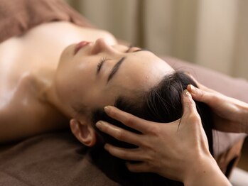 お顔ラボ AOYAMA(お顔LABO)の写真/【KOKYU SPA】PCやスマホで首・肩がお疲れの方にオススメ！！眼精疲労の改善にも効果的♪