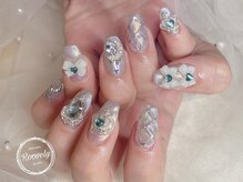 ルブリー(roovely)/オーロラリボンネイル