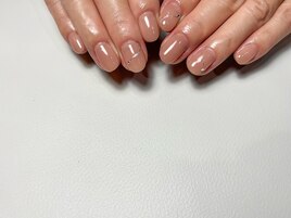 シンプルワンカラーネイル