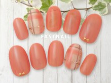 ネイルサロン ファストネイル サクラス戸塚店(FASTNAIL)/チェック/リボン【11022】