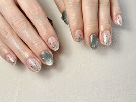 マグネット+ラメグラデーション