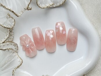 桜ネイル【パラジェル梅田】