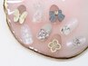 【付け替えオフ込】シンプル韓国ワンホンネイル☆(パーツ2つ付)〈Hand〉