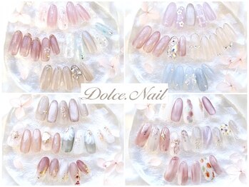 ドルチェネイル(Dolce.Nail)の写真/【人気No.1!!350種以上★Dolceコース】トレンド～定番まで豊富にご用意☆カラーチェンジ&パーツアレンジOK!