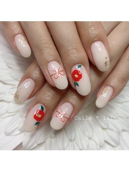 カラーリリー 恵比寿(Calla lily)/お正月ネイル