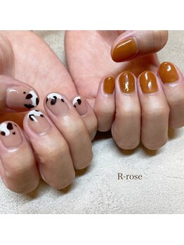 アールローズ(R-rose)/アニマル秋ネイル ¥8250