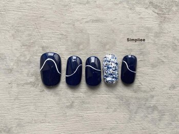 シンプリー ネイルアンドアイラッシュ 祖師谷大蔵店(Simpliee Nail&Eyelash)/ツイードネイル