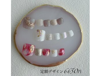 ココ ネイル サロン アンドスクール(COCO.NAIL SALON&SCHOOL)/フット定額デザイン6650