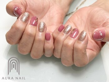 オーラ レアレア市川店内(AURA)/春ピンク