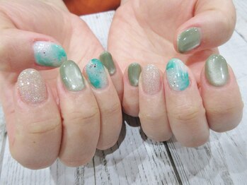 ネイルサロン キラップ(Nail Salon KiLAP)/マグネット大理石柄♪定額¥7980