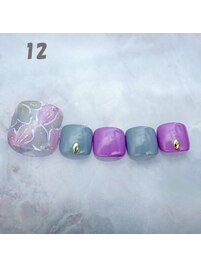 フットネイル：No.12