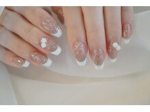 ネイル フライガール(nail FLY GIRL)/フラッシュ☆白フレンチ