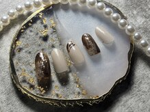 グロス バイ カオ 関内 馬車道(gloss by KAO)/ニュアンスネイル　チョコ