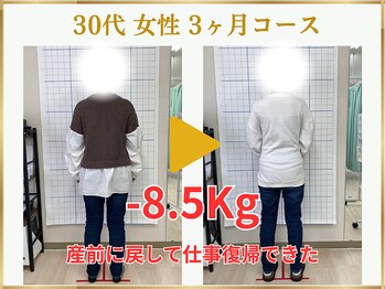 東広島あい整体院/30代ダイエット実績