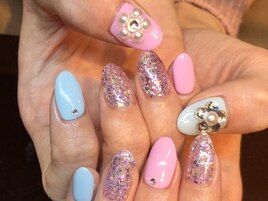 ４月　フラワーコンチョストーン