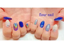 フラワーネイル 古河店(Fleur nail)の雰囲気（ミラーネイル）