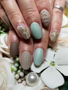 シュガーネイル(sugar nail)/ニットネイル