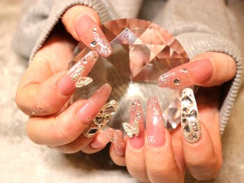 ペッシュブルーム 梅田(Peche Bloom)の写真/【NEWOPEN記念】長さだし10本+パーツ乗せ放題★ニュアンス・ワンホン・韓国風などデザインを豊富にご用意◎