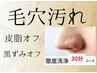 【スピード洗浄】毛穴汚れごっそり除去!夏汚れ毛穴肌→ 透明美肌へ¥3500