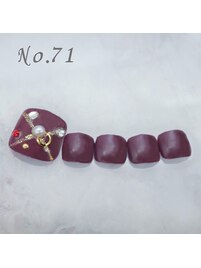 フットネイル：No.71