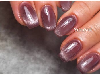 ユコネイル 茨木(Yuko Nail)の写真/圧倒的技術力！お客様の指が綺麗に見えるデザインをお届け♪秋カラー/マグネットデザイン豊富にご用意◎