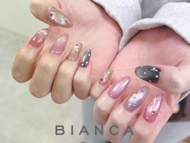 マグネット×星ネイル　¥10,000