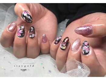 ネイルサロン ステイゴールド(STAY GOLD)/サキ施術お客様ネイル