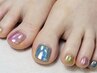 【フット】【平日11時～17時限定】角質ケア付シンプルデザイン¥14400→¥12000