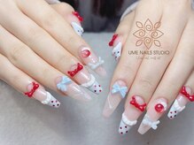 ウメネイルスタジオ(UME NAIL STUDIO)/題長さだしやり放題×つけ放