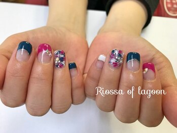 リオッサ オブ ラグーン(RIOSSA of Lagoon)/ニュアンスピーコック×チーク