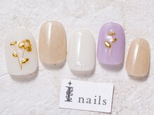アイネイルズ 渋谷店(I nails)/パステルフラワー￥8480［渋谷］