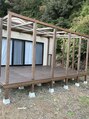 アイユーサロン(愛YOUsalon) 自作ウッドデッキ☆こんなの得意です！