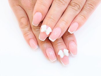 ネイルコレクション ベビーピンク(Baby Pink)/ジェル放題★リボンパーツ