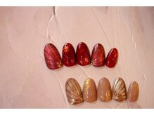 ネイルサロン ブリオン(Nail Salon Bullion)/ピーコックマグネットネイル