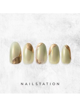 ネイルステーション ルミネ新宿1店(NAIL STATION)/ニュアンスネイル／パラジェル