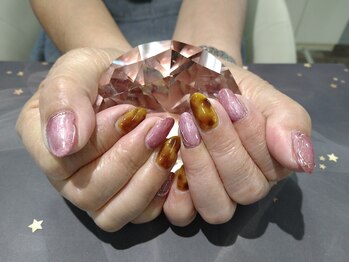 ネイルサロン グレイス(Grace)/【マグネット×べっ甲】