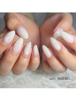 ネイルズミラク(nail's mirac.)/シアーホワイトネイル